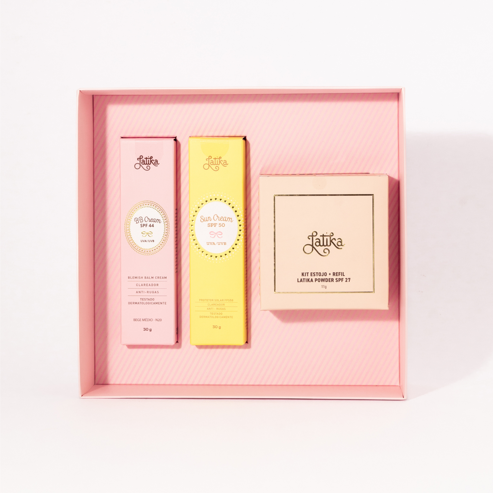 Sweet Box Pele Perfeita - BB Cream + Sun Cream + Kit Powder