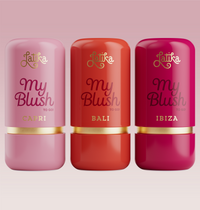 Latika My Blush To Go 7g - Stick Multifuncional 3 em 1 Olhos Bochechas e Lábios
