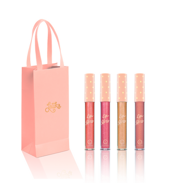 Kit Lip Gloss - 4 unidades + Sacola Presente