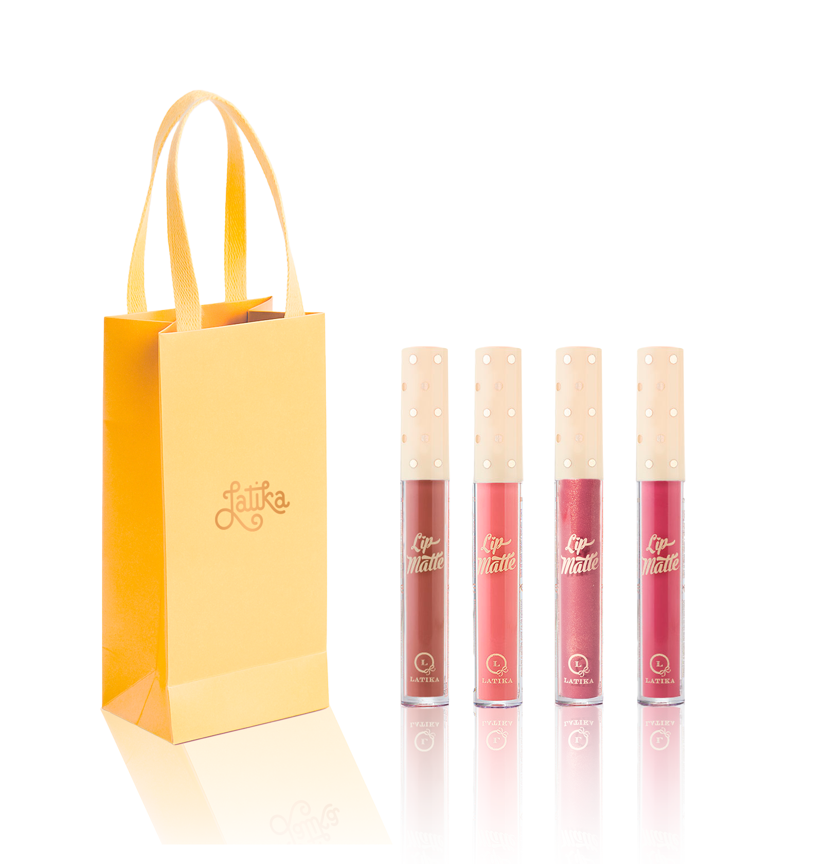 Kit Lip Matte - 4 unidades + Sacola Presente