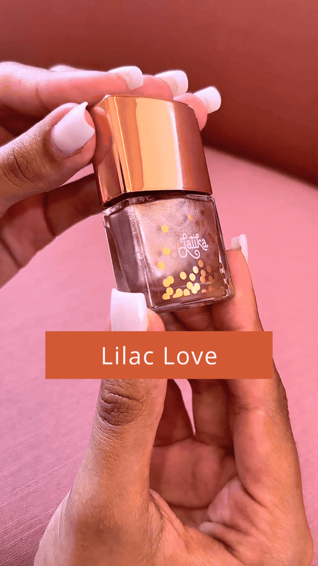 Esmalte Latika Confetti Lilac Love - Cintilante