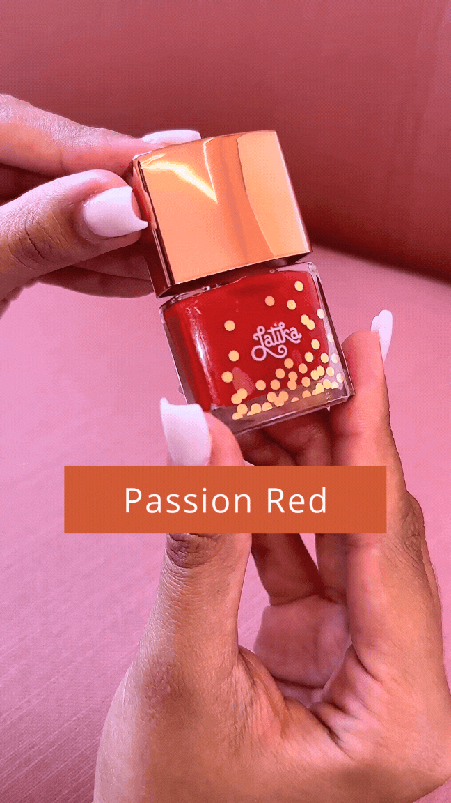 Esmalte Latika Confetti Passion Red - Cremoso