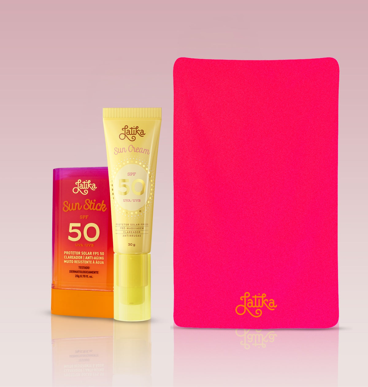 Kit Verão Proteção Solar - Sun Cream + Sun Stick + Toalha