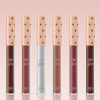 Kit 6 Lip Gloss Brilho Labial Latika