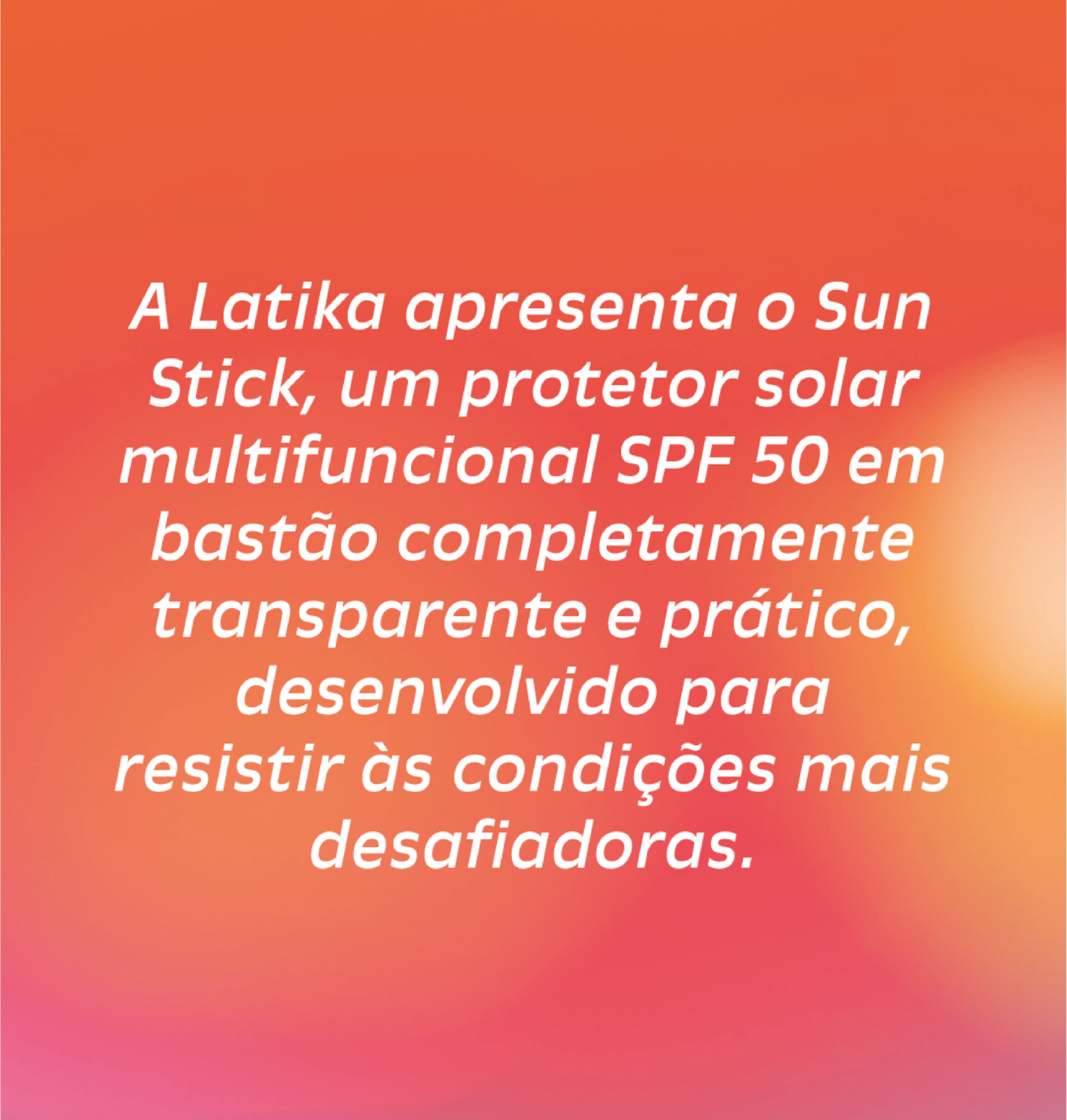 Protetor Solar em Bastão Sun Stick FPS 50 20g